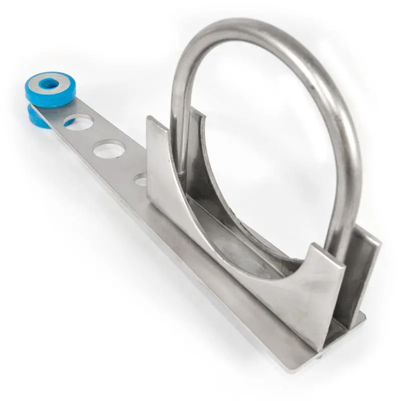 Stainless Works Trick Hanger – 2-Inch Diameter, Clamp-On Exhaust Hanger 1