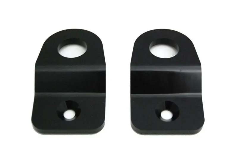 Torque Solution Radiator Stay Bracket – Black Anodized, Compatible With Subaru Impreza (2008–2011), Wrx/Sti (2008–2013) 1
