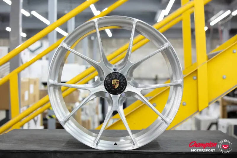 Vossen X Champion Rs74 20X12 / Et47 / Brushed Gloss Clear Wheel / Centerlock / 911 Gt3 991.2- Rear 1