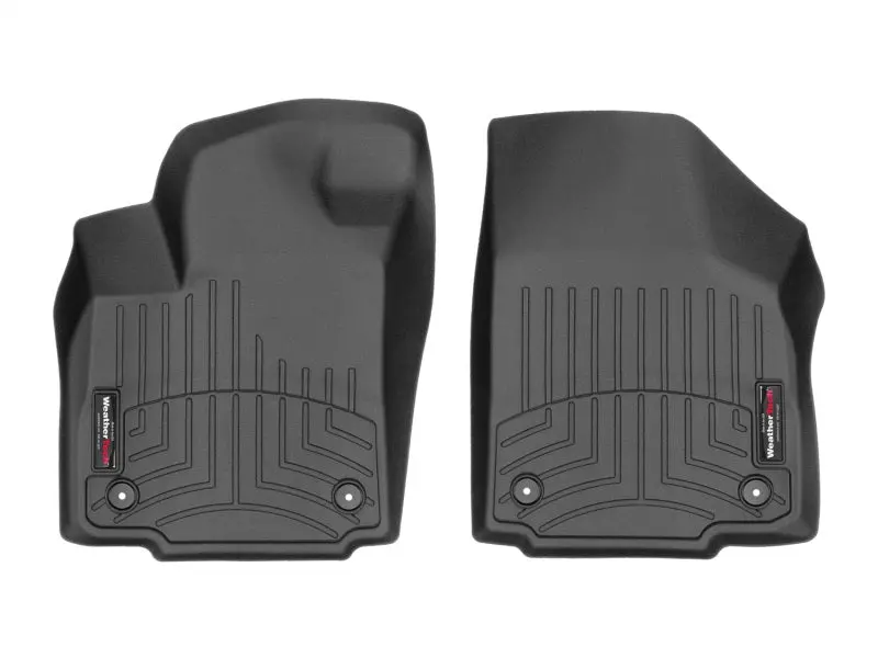 Weathertech Front Floorliner For 2017+ Ford Super Duty F-250/F-350/F-450/F-550 – Black, 4X4 Floor Shifter Fit 1