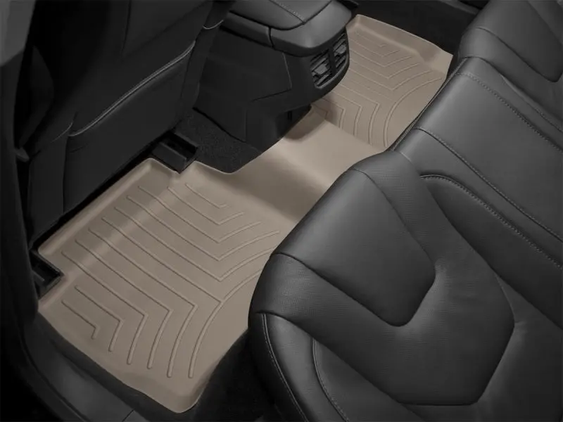 Weathertech Rear Floor Liners For 2005–2011 Audi A6 – Tan Custom Fit 1