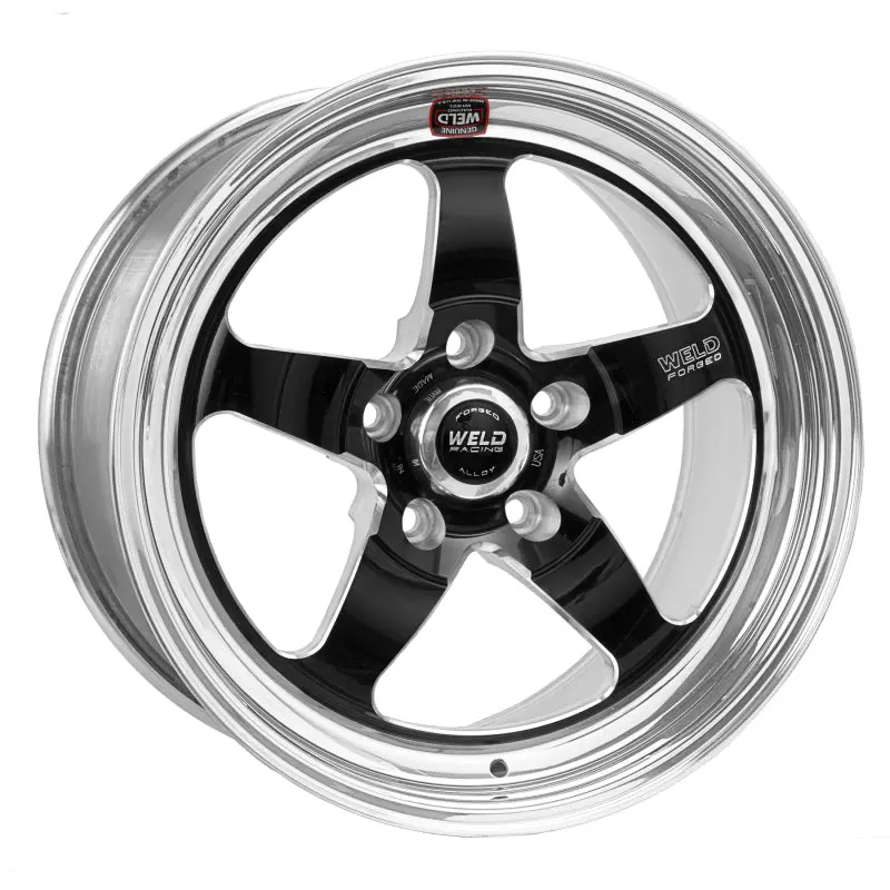 Weld S71 17X4.5 / 5X4.75 Bp / 1.7In. Bs Black Wheel (Medium Pad) - Non-Beadlock 1