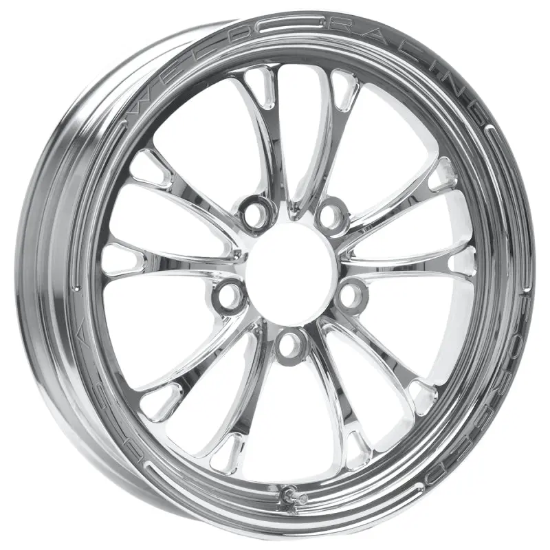 Weld V-Series Polished 15X3.5 Non-Beadlock Racing Wheel – 5X4.5 Bolt Pattern, 2.25In Backspace 1