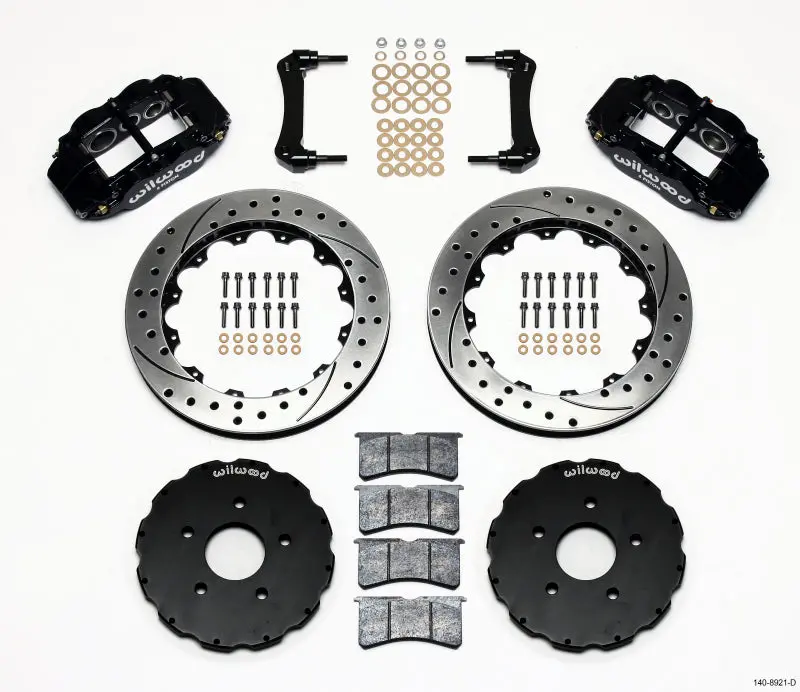 Wilwood Narrow Superlite 6R Front Brake Hat Kit – 13.06In Drilled Rotor, Fits 2005+ Corvette C6 1